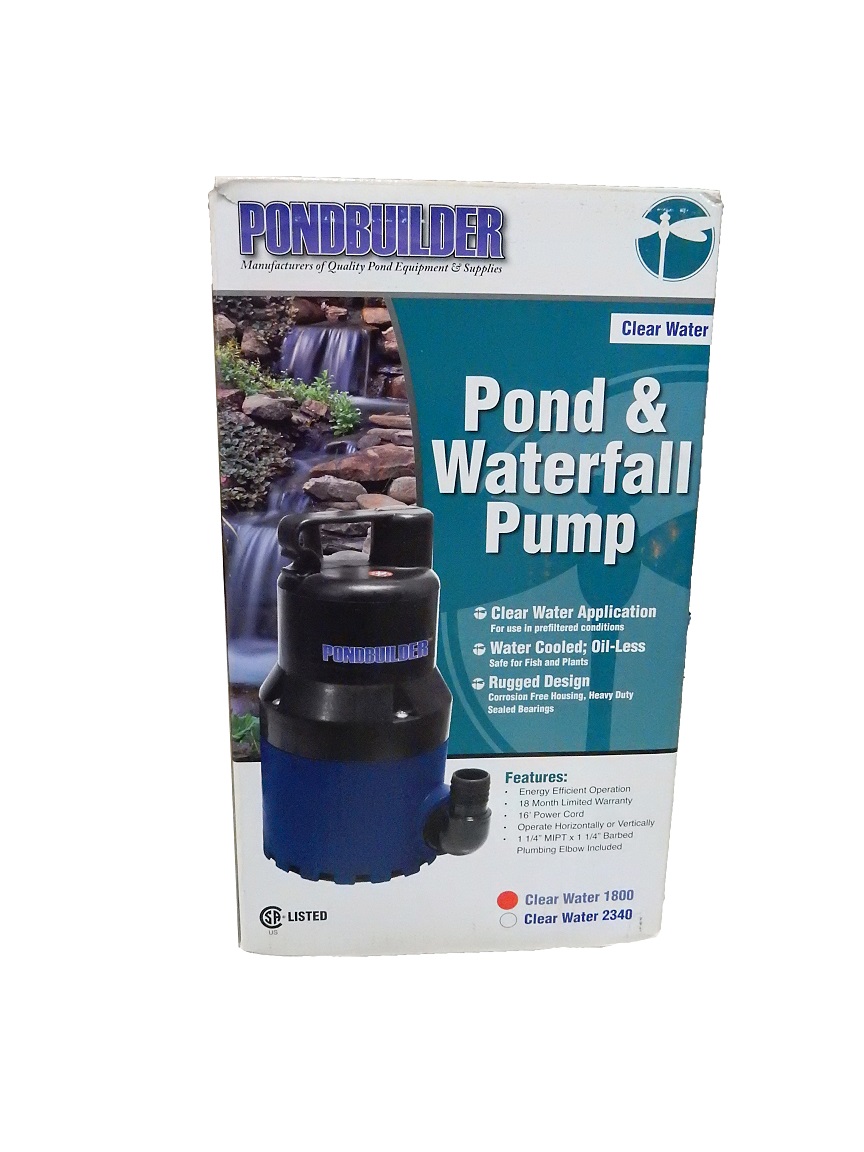 Clear Water 1800 GPH Pump - Pumps
